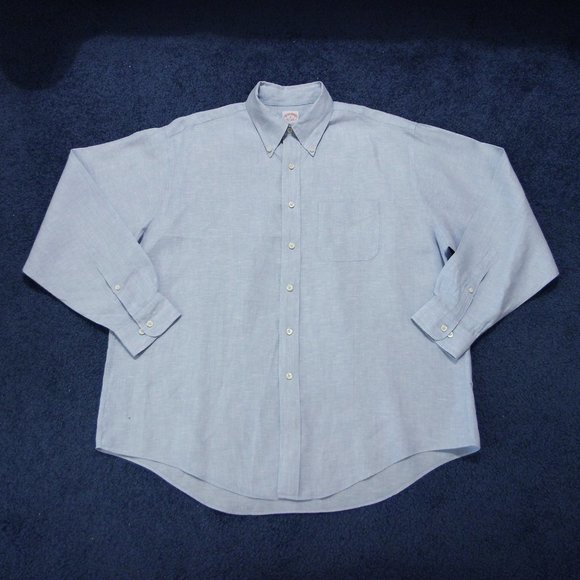 Brooks Brothers 100% Irish Linen Button Down Shirt - Picture 2 of 8